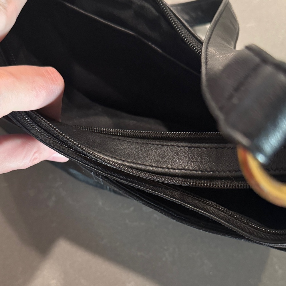 Etienne Aigner Black Leather Shoulder Bag - Picture 10 of 10